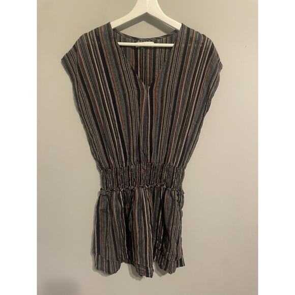 MUSTARD SEED Cotton Striped Mini Dress Size Medium - Picture 1 of 6